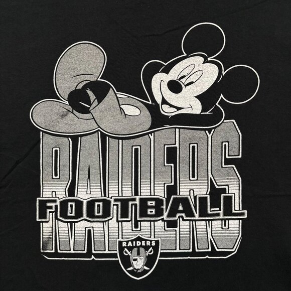 Disney x NFL AFC West Las Vegas Raiders Oversized Tee XXL - Picture 2 of 4